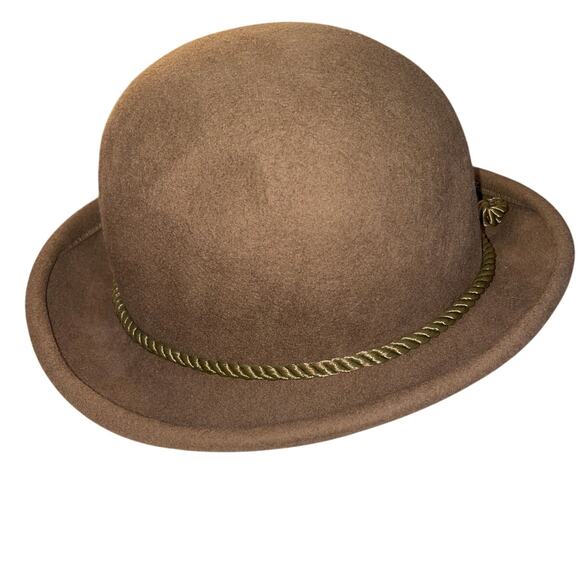 TinaToo By Bollman Hat Co. Doeskin Felt Hat - 100% Wool - Made in USA - Picture 3 of 5